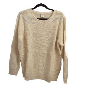 Blair Women’s Sweater - Ivory - L - NWT